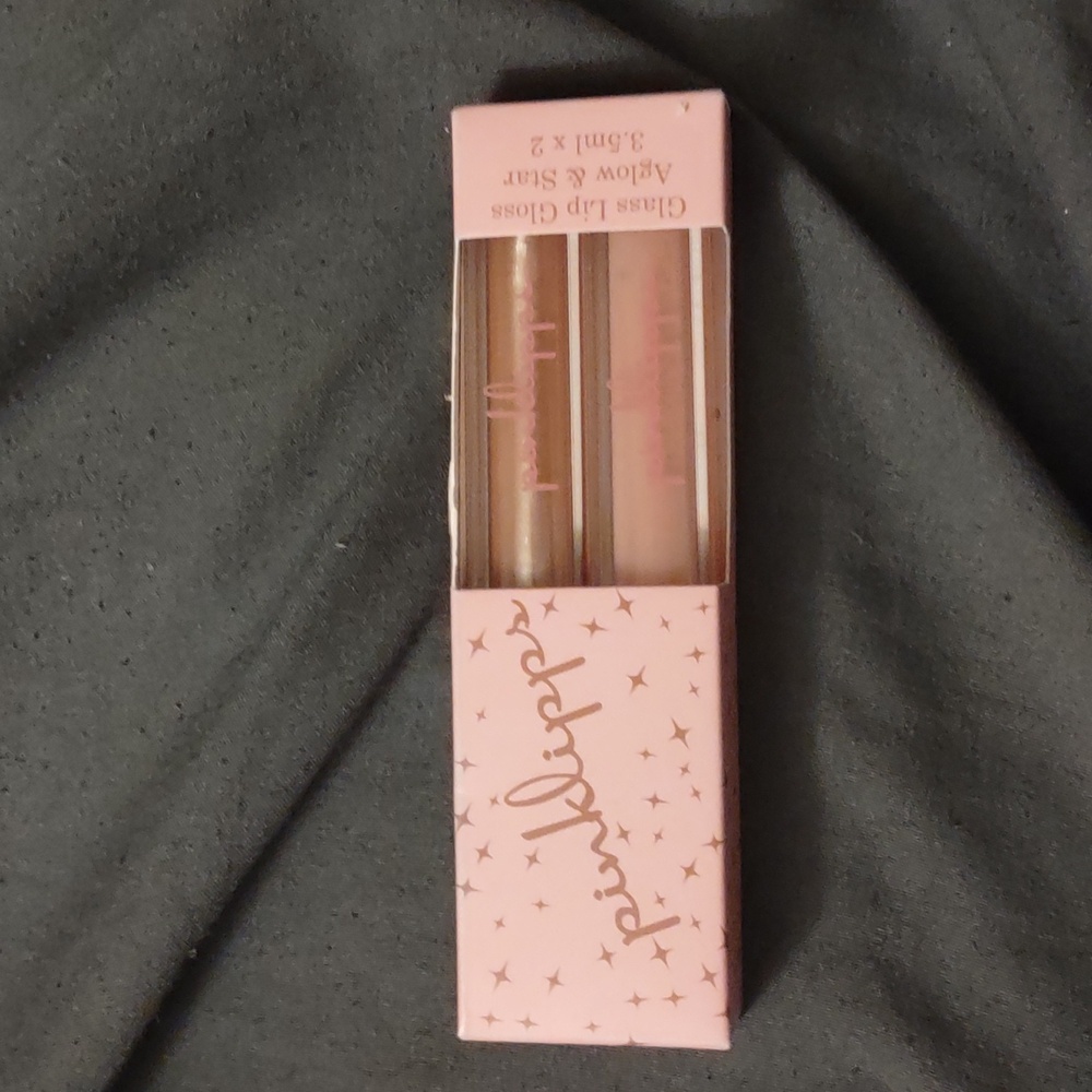 Pinklipps glass lip gloss aglow & star